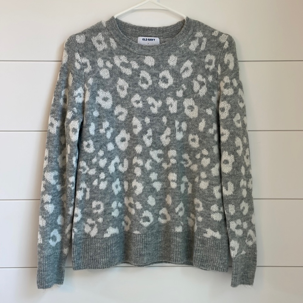 NWOT, Old Navy Leopard princess sweater, size Small